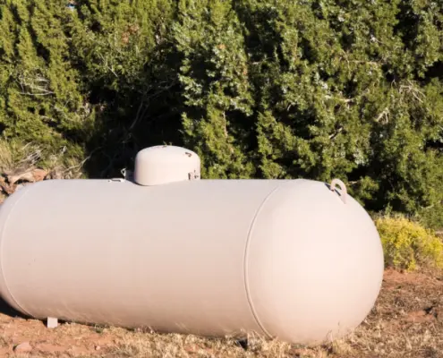 hiding your propane tank