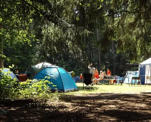 how to camp with propane