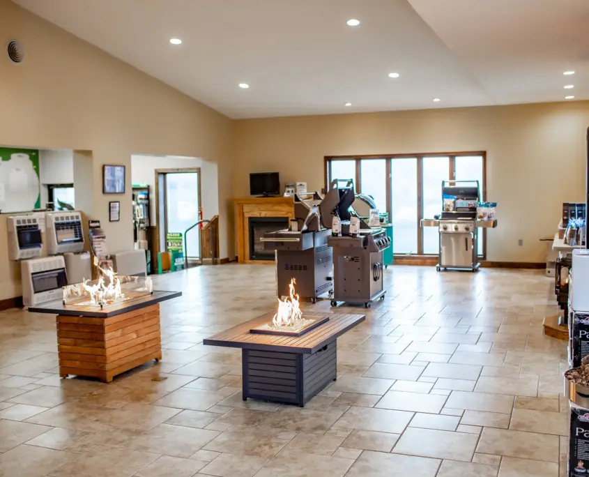 Keystone Propane showroom in Throop