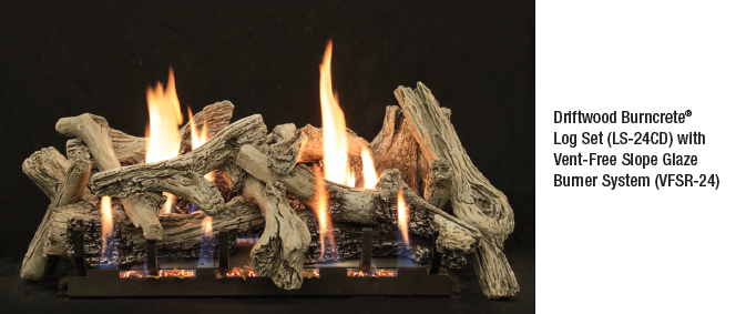 LS-24CD Driftwood logset