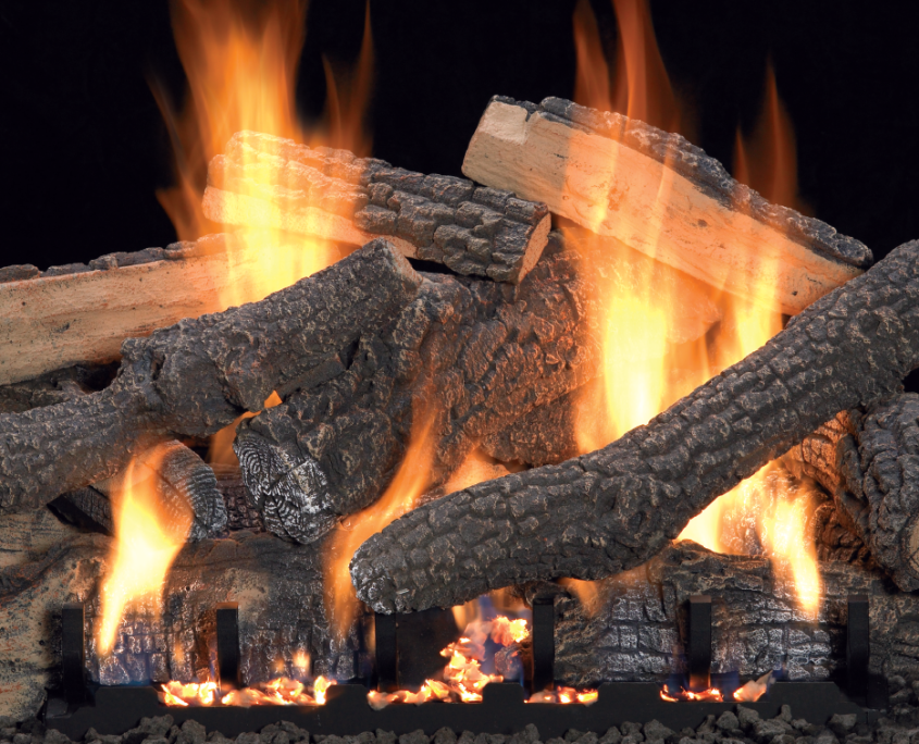 Slope Glaze hero Log set for slope glaze burner