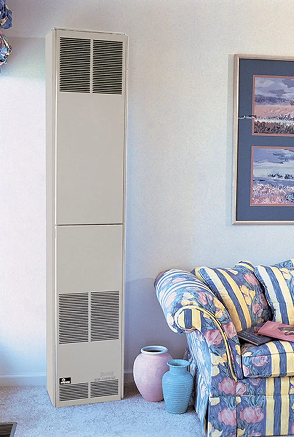 Empire installed in colorful den