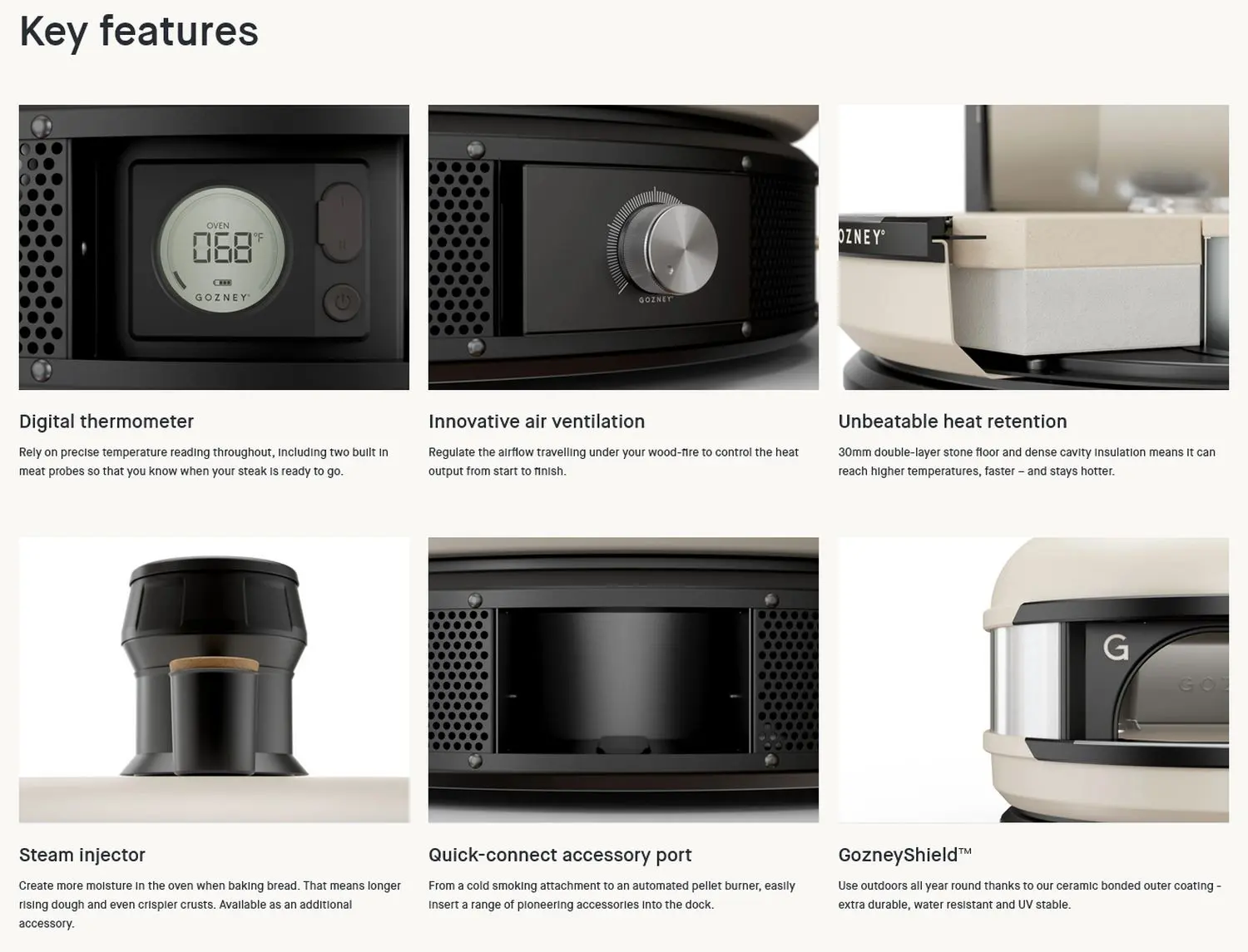 Gozney Dome Features