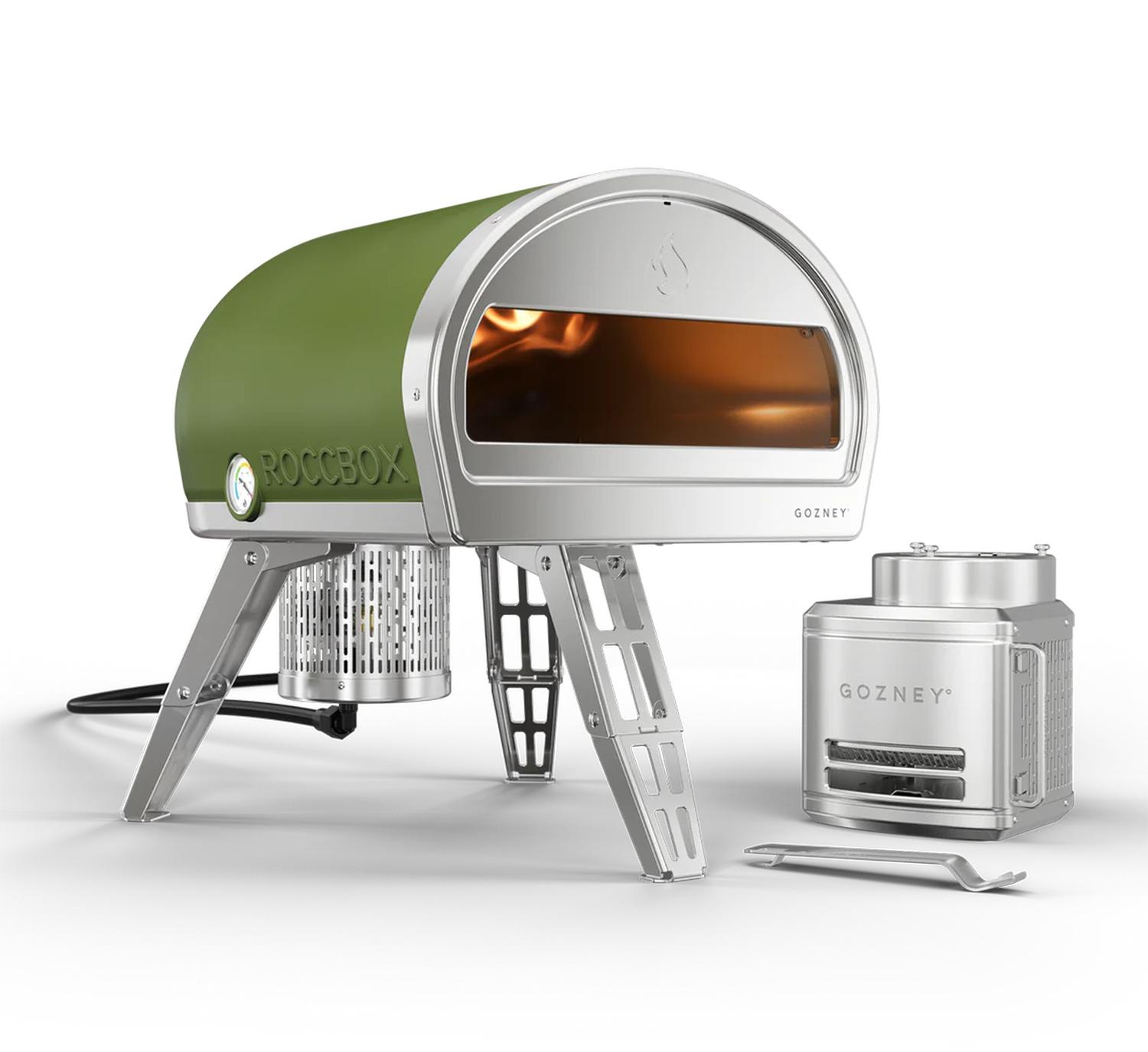 Goz Rocc1- Gozney Roccbox close-up green