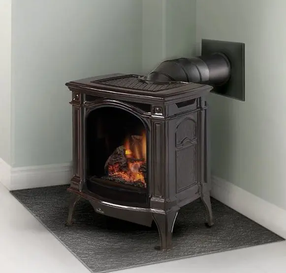 Napoleon Bayfield Stove stalled with vent in wall