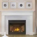 NAP GX702 GX70 fireplace with white small stone