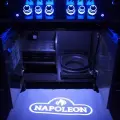 Napoleon Prestige 500 lit up with doors open