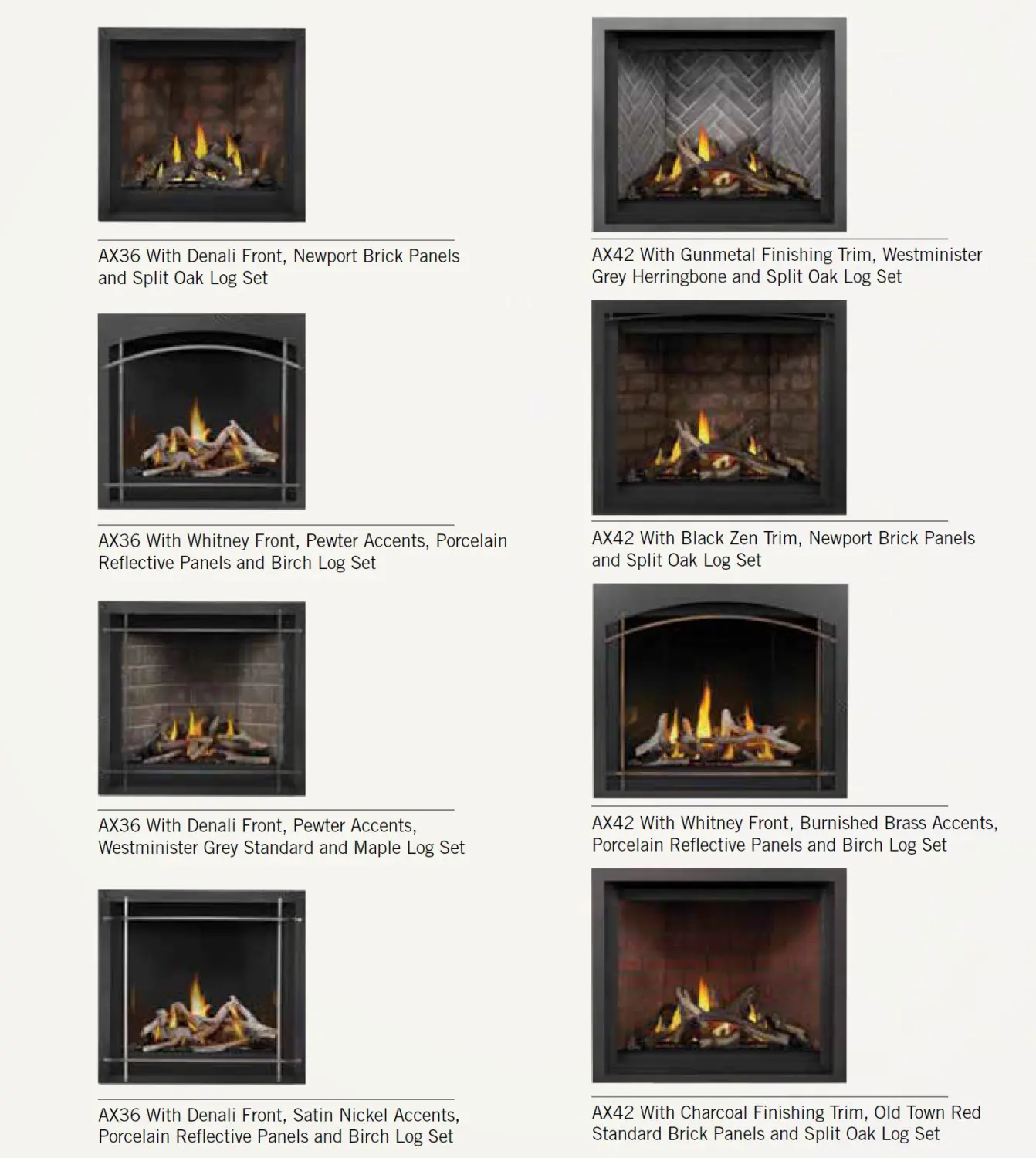 NAP-AXoptions Napoleon Altitude X options