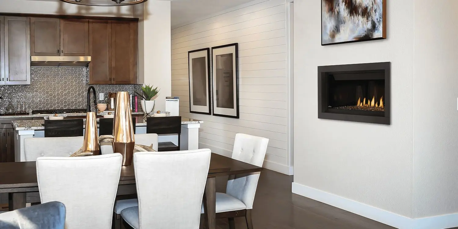 NAP-BL42 Napoleon Ascent Linear installed in wall