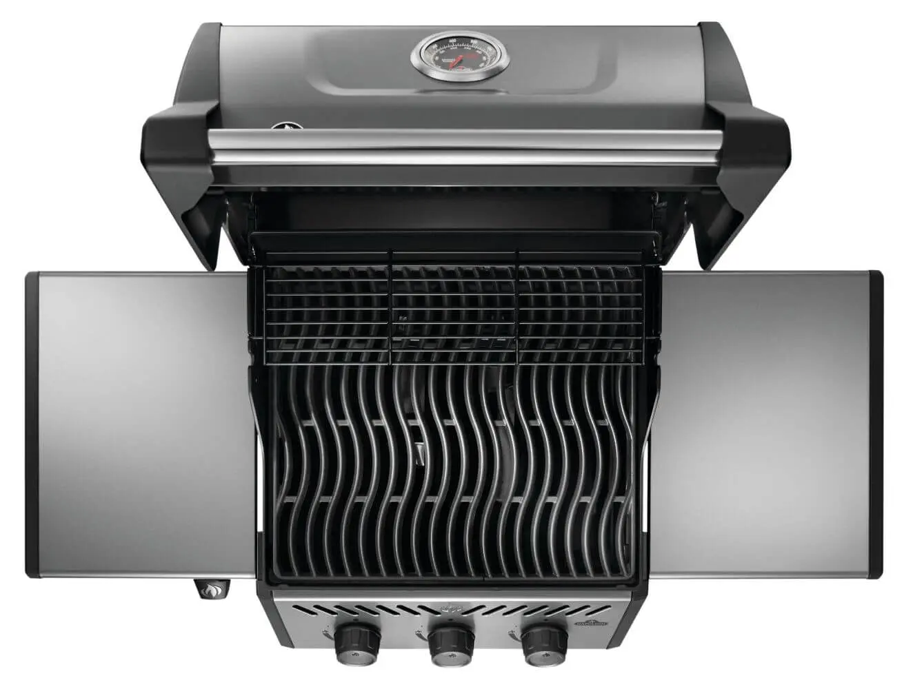 2025 May Giveaway (3) Top view of Freestyle grill with lid open