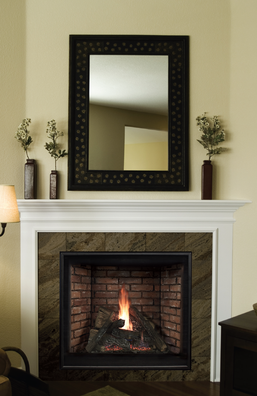 White Mountain Direct-Vent Fireplace