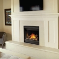 BX36 Fireplace with white mantel