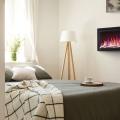 Napoleon Entice Electric Fireplace in bedroom