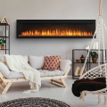 Napoleon Entice Electric Fireplace on modern living room/sun room