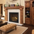 Napoleon Fireplace X36 with wood mantel