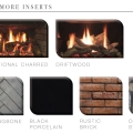 White Mountain Hearth Rushmore Insert log and liner options