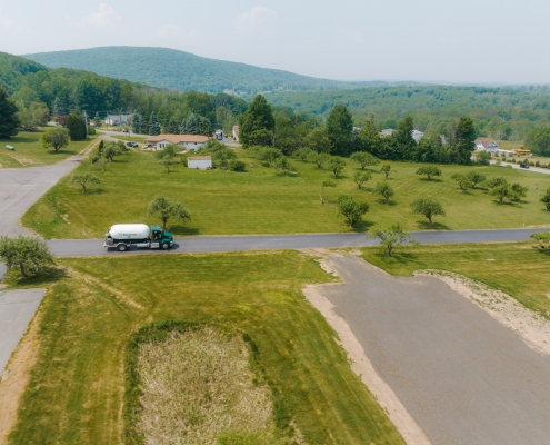 Bobtail aerial view