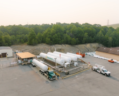 Throop plant aerial view