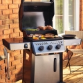 Freestyle grill on patio