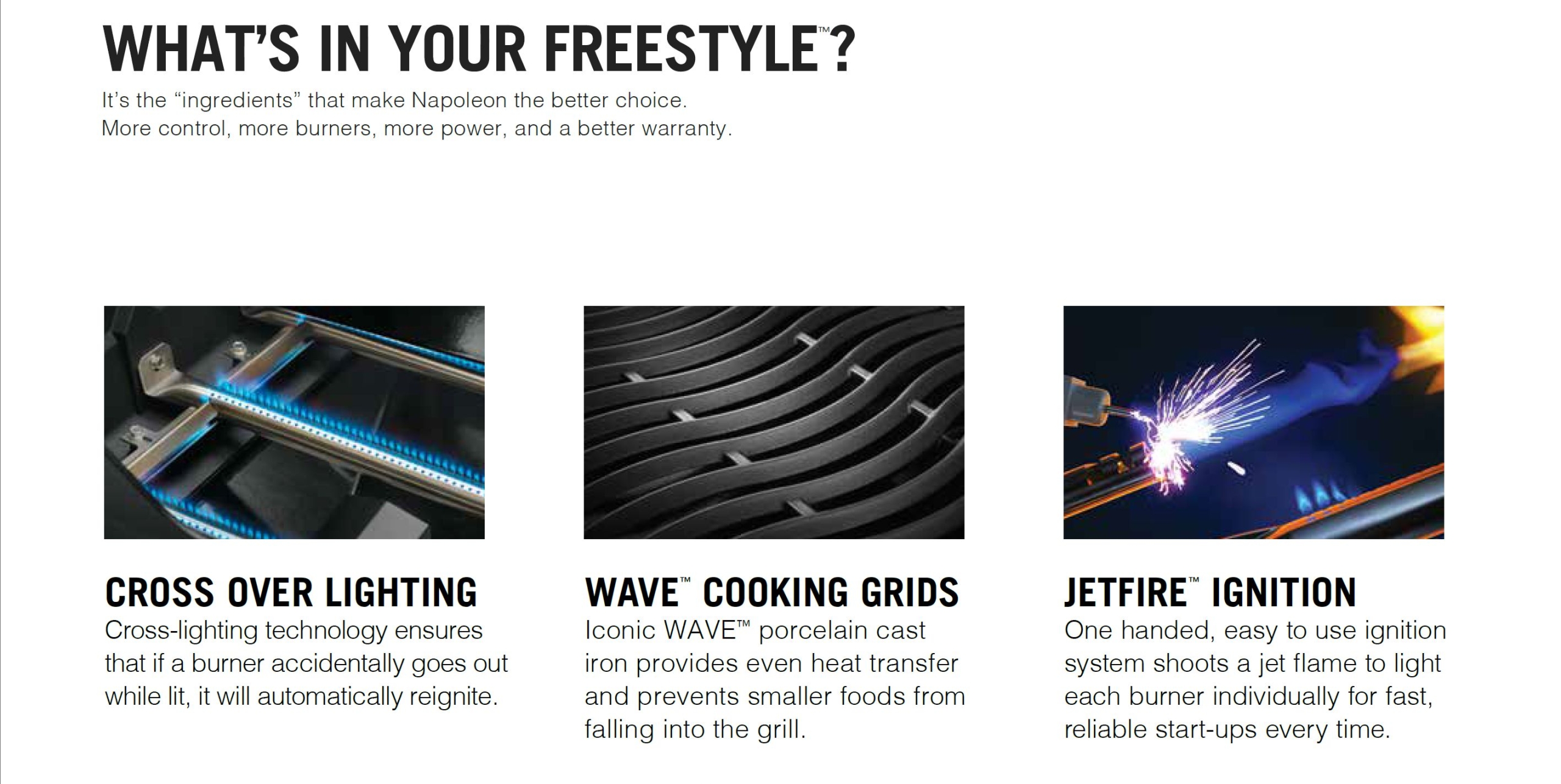 Freestyle grill plates